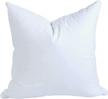 upgrade your home décor with moonrest 9x9 inch hypoallergenic synthetic down alternative pillow insert logo