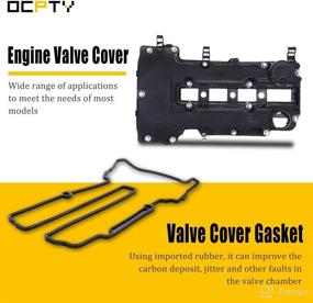 img 3 attached to 🔧 OCPTY Valve Cover Gasket Set - Valve Covers Replacement Compatible with Chevrolet Cruze Sonic 1.4L 2011-2017