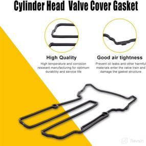 img 1 attached to 🔧 OCPTY Valve Cover Gasket Set - Valve Covers Replacement Compatible with Chevrolet Cruze Sonic 1.4L 2011-2017