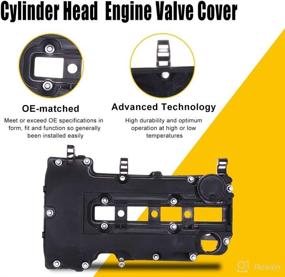 img 2 attached to 🔧 OCPTY Valve Cover Gasket Set - Valve Covers Replacement Compatible with Chevrolet Cruze Sonic 1.4L 2011-2017