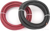 🔌 ewcs brand 4/0 gauge 10ft black + 10ft red combo welding cable: premium 100% copper, extra flexible, 600 volt – industrial grade logo