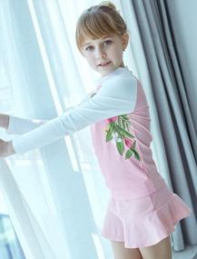 img 2 attached to Protect Your Little Princess From Sunburn With PHIBEE Girls' Rash Guard Set