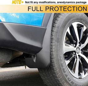 img 3 attached to Enhance Your Toyota RAV4's Protection with Set of 4 Front and Rear Side Mud Flaps Splash Guards - Perfect Replacement for Toyota RAV4 LE/XLE/Limited/Limited Platinum 2013-2015 Sport Utility