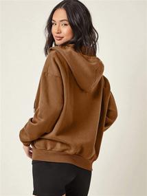 img 3 attached to Floerns Womens Casual Sleeve Pockets Women's Clothing via Coats, Jackets & Vests