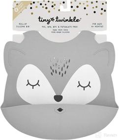 img 2 attached to Tiny Twinkle Silicone Roll Up Bib Feeding , Bibs & Burp Cloths