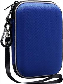 img 3 attached to 🔵 Lacdo Hard Drive Case for Seagate Portable Expansion, One Touch, Backup Plus Slim, Game Drive - Travel Bag for 1TB-5TB USB 3.0 2.5 Inch External Hard Drives (Blue)