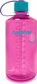 img 4 attached to Nalgene 32 OZ Sustain Tritan BPA-Free Water Bottle With 50% Plastic Waste Material, Narrow Mouth Design