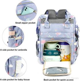 img 2 attached to Diaper Backpack Yusudan Stroller Straps Diapering best for Diaper Bags