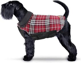 img 4 attached to 🐶 IREENUO Dog Jacket: Reversible Warm Coat for Fall & Winter, Padded Puppy Jacket for Small & Medium Dogs