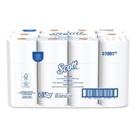 scott 07001 essential extra soft coreless standard roll bath tissue, two-ply (36 rolls, white) - convenient bulk case логотип