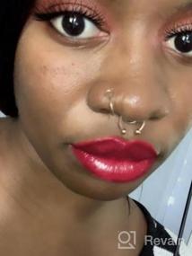 img 8 attached to Faux Piercings Collection: MODRSA'S Best Fake Nose Rings, Septum Rings, Lip Rings, And Helix Earrings For Women
