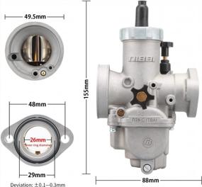 img 2 attached to NIBBI PE26Mm Карбюратор для 150Cc-200Cc фланец двигателя мотоцикла карбюратор с карбюраторными форсунками для грязного велосипеда мини-велосипед YAMAHA KAWASAKI SUZUKI Apollo Dirt Bike мини-велосипед TAOTAO скутер CG125 CG150