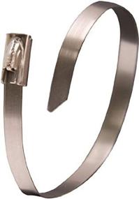 img 1 attached to 🔒 Gardner Bender 45-312SS Stainless Steel Cable Tie Set - Efficient 11 in. 100 lb. Metal Zip Ties for Electrical Wire and Cord Management (10 Pack)