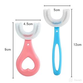 img 3 attached to U Shaped Toothbrush Children Silicone Whitening