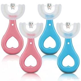 img 4 attached to U Shaped Toothbrush Children Silicone Whitening