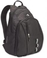 omega-black brenthaven tred backpack: the ideal laptop bag for school or office use logo