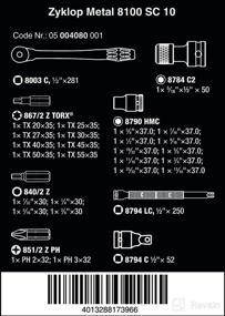 img 3 attached to Wera 05004080001 Имперская трещотка Push Through