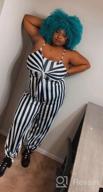 img 1 attached to Women'S Sexy Striped Jumpsuit With Tie Bowknot - SheKiss Summer Rompers review by Steven Jackson