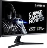 🖥️ samsung 27 inch curved monitor lc27rg50fqnxza, 1920x1080p with hdmi logo