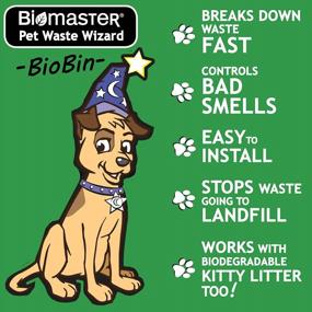img 3 attached to BioBin Pet Waste Disposal Unit – 10” X 18” Recycled Material Digester For Dog/Cat Poop