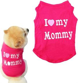 img 4 attached to Barode Summer Clothes T Shirts Cotton Dogs good in Apparel & Accessories