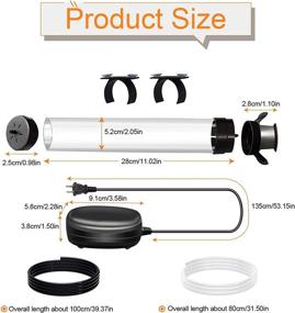 img 2 attached to 🦐 Complete 19-Piece Saricho Brine Shrimp Incubator Kit with Hatchery, Air Pump, Feeder, and Storage - Ensures Successful Multifunctional Artemia Hatchery!