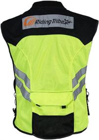 img 2 attached to LKN Reflective Sleeveless Jacket - Motorcycle Vest for Enhanced Safety