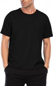 img 4 attached to Men'S Moisture-Wicking Athletic Shirts: Short Sleeve Workout Tops For Running, Training, And Sports At The Gym - MeetHoo