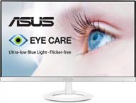 asus vz239h-w 1080p white monitor with blue light filter and 60hz refresh rate logo