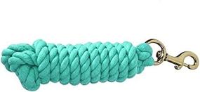 img 2 attached to 🐴 TrustBreech Solid Cotton Lead Rope for Horses & Livestock - Made in USA, 10ft Long, 5/8in Thick - Heavy-Duty Bolt Snap, Soft & Replaceable