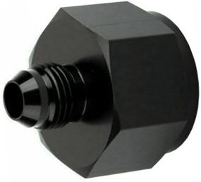 img 1 attached to 10AN Female To 6AN Male AN Flare Fitting Reducer Adapter Black 2PCS - Smileracing