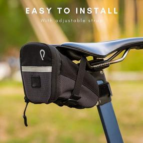 img 1 attached to Vincita STASH Pack Alien: The Ultimate Small Strap Fixing Saddle Bag For Cycling Enthusiasts