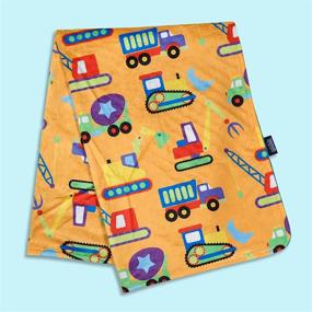 img 1 attached to Cozy & Convenient: Wildkin Plush Blanket For Toddler Boys And Girls, Ideal For Travel And Daycare - Measures 39.5 X 28 X 0.5 Inches