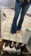 картинка 1 прикреплена к отзыву Mid-Rise Fitted Denim Pants For Women - Ripped Flare Jeans By Sidefeel от Satish Tegan