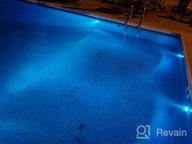 img 1 attached to LOFTEK Submersible LED Lights With Remote RF(164Ft),Full Waterproof Pool Lights For Inground Pool With Magnets, Suction Cups,3.35” Color Changing Underwater Lights For Ponds Battery Operated (4 Packs) review by Craig Kumar