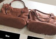 img 1 attached to Plambag Women Tote Bag Handbags Hobo Shoulder Faux Leather Purse Shopping Bags review by Darin Brooks
