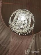 img 1 attached to Gold Acrylic Chandelier Shade With Crystal Beads And 3 Tiers - Perfect For Bedroom, Wedding, Or Party Decoration - 12.6" Diameter review by Marklen Baeskens