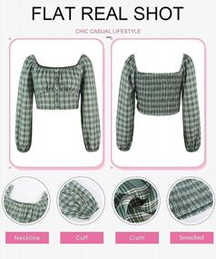 img 2 attached to Get Captivating Looks With TOPMELON Long Sleeve Crop Tops For Women
