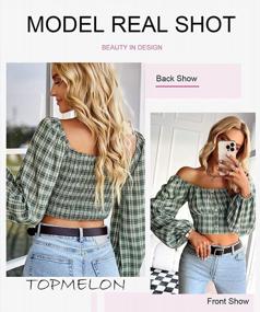 img 3 attached to Get Captivating Looks With TOPMELON Long Sleeve Crop Tops For Women