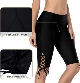 img 2 attached to 🩲 ATTRACO Drawstring Swimming Skirted Leggings - Women's Clothing, Swimsuits & Cover Ups