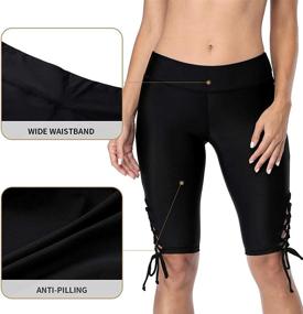 img 3 attached to 🩲 ATTRACO Drawstring Swimming Skirted Leggings - Women's Clothing, Swimsuits & Cover Ups