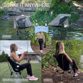 img 2 attached to Ultralight Camping Chair With 300Lbs Capacity & Storage Bag For Outdoor Activities