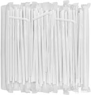 bendy individually wrapped plastic straws logo