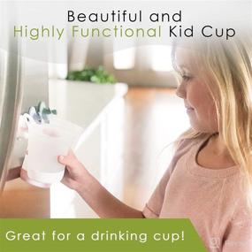 img 2 attached to 🍼 Puj Phillup/Play + Rinse Cups - 2-Pack, BPA-Free, PVC-Free, Dishwasher Safe (Blush/Marshmallow) - Improved SEO