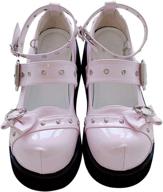 celnepho womens t strap platform oxfords women's shoes : pumps logo