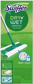 img 4 attached to Efficient Cleaning with Swiffer Sweeper Starter Kit in Green