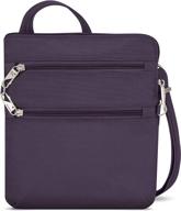 👜 travelon anti theft classic crossbody black women's handbags & wallets – ultimate security and style combo logo