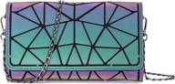 stylish and functional geometric rhomboids lattice wallet purse: women's handbags & wallets logo