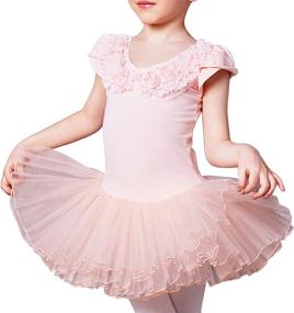 img 1 attached to BAOHULU Leotard For Girls Ballet Dance Short Sleeve Tutu Dress Ballerina Costumes