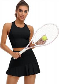 img 3 attached to ATTRACO Women'S Tennis Dress With Built-In Shorts And Pockets - Golf, Workout And Exercise Skirt Set (2-Piece)
